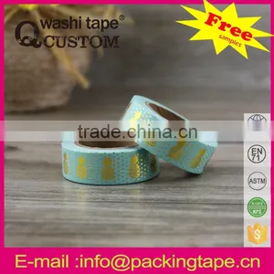 China Wholesale DIY Hot Sale Gold Stamping Paper Tape for Cards Decoration thumbnail-3