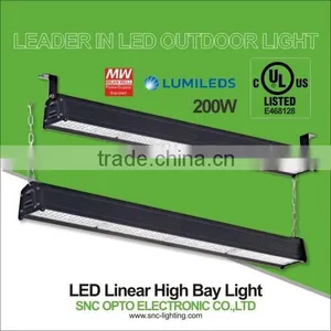 With Dimmable MW Driver UL CUL 200W Led Linear High Bay Light With 90 Degree View Angel for Warehouse Lighting thumbnail-1
