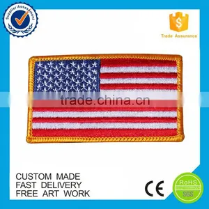 High Quality Custom American Flag Embroidered Patches thumbnail-6