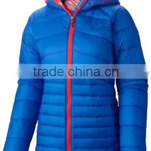 Padding Outdoor Blue Down Jacket for Women thumbnail-1