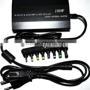 90W AC/DC Universal Laptop Adapter Travel Adaptor for Home Car Airplane and Notebook Computer Use thumbnail-1