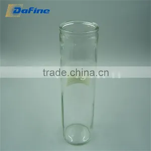 685ml Clear Straight Side Cylinder Glass Vase thumbnail-2