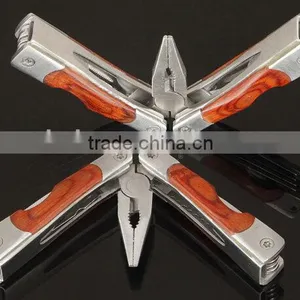 OEM Wooden Handle Pliers With Stainless Steel thumbnail-6