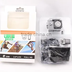 Factory Price WIFI Action Camera Ultra-HD Sport Camera 12MP 1080P 60FPS 4k Camera Sport DV thumbnail-1