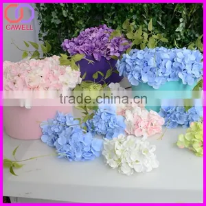 Blue Pink White Artificial Silk Hydrangea Petals Flowers thumbnail-1