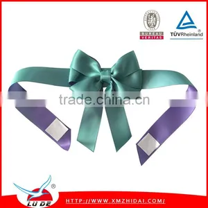 Custom Double Side Double Color Satin Ribbon Bow /satin Bow Wholesale For Gift Packing thumbnail-2