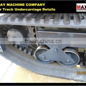 Rubber Crawler Self-unloading Farm Tractor for Muddy Field , Swamp , Wetland , CE / ISO / SGS , Model: CDT60 thumbnail-4