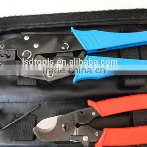 LSD Brand Good Quality LS-K04WFmulti -functional Crimping Tool Set Cable Cutter and Replaceable Dies Combination Hand Tool Set thumbnail-2