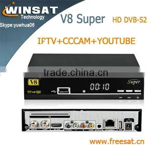 Dual Core vu Duo 2 V8 Super V8s DVB-S2 Full hd Satellite tv Box Decoder for Encrypted Channels Powervu Biss Key Cccam thumbnail-1