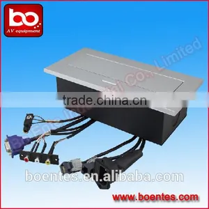 Mulitple Office Desktop Application Pop Up Power Socket With HDMI/RCA Cable Connected for Conference System thumbnail-3