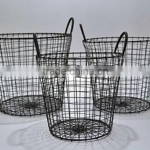 WIRE STORAGE BASKETS in Various Sizes & Designs thumbnail-1