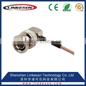 (linkeson) BNC Male RA Pigtail Coax Cable RG179 75ohm for Wire thumbnail-1