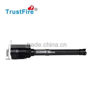 CREE Flashlight 8000LM Rechargeable Flat Lens Led Hiking Flashlight TrustFire X100 Camping Flashlight With CE FCC Certification thumbnail-4