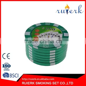 New Style Chromium Crusher Zinc Inch Piece Tobacco Spice Herb Grinder 843 thumbnail-1