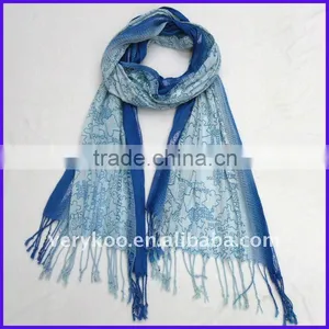 Fashion Ladies Cotton Tassels Scarf (FCH-11289-1) thumbnail-1
