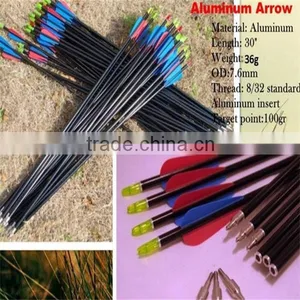 Archery Hunting Aluminum Arrow 7075 Length in 78cm thumbnail-1