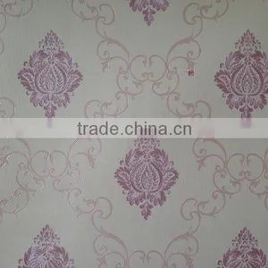 Times Small Damask Flowers Vinyl Wallpaper thumbnail-2