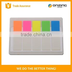 5 Colors Pet Sticky Notes in Mini Case Clear Removable Stickers thumbnail-6