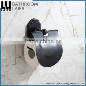 Customized From India Covered Zinc Alloy ORB Finishing Bathroom Accessories Wall Mounted Toilet Paper Holder thumbnail-1