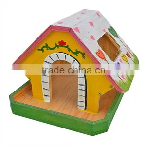 Hot Selling 2015 Year China Suppliers FSC&ISO9001 Unfinished Standing Garden Wooden Bird Feeder With Made in China High Quality thumbnail-2