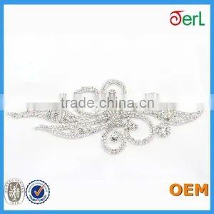 2016 New Style Rhinestone Chain Trimming for Wedding Dress thumbnail-3