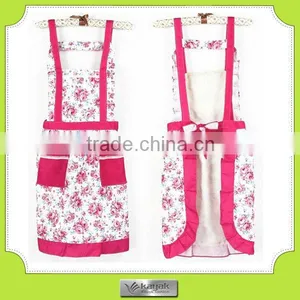 Customized Beautiful Fashion Lace Cotton Apron for Women thumbnail-1