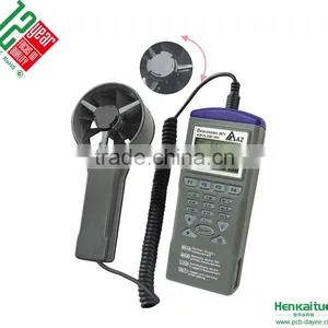 Smart Air Flow Wind Speed Meter Temperature Humidity Monitor Wet Bulb Thermometer Anemometer Data Logger thumbnail-3