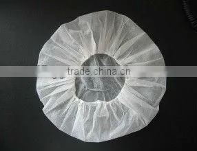 Disposable White Bouffant Caps thumbnail-1