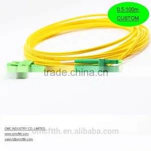 High Quality China-made LC APC-SC APC Duplex Fiber Optic Patch Cord thumbnail-1