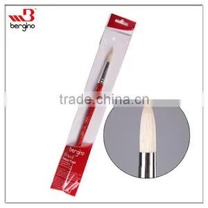 BGN-711 Bergino Round Fine Hog Bristle Oil Painting Brushes thumbnail-1