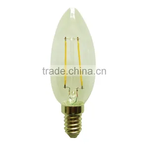 Hot New Products E14 LED Filament Light Bulb Candle 4W 400LM thumbnail-1