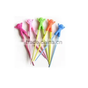 2016 Cute Silicone Bulk Plastic Chopsticks For Chilren Training Chopsticks thumbnail-2