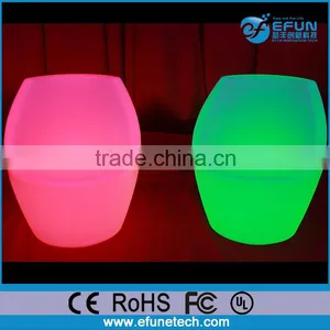 Plastic Nightclub Bar Table and Chairs,led Fancy Egg Shape Rgb Color Glow Chair thumbnail-1