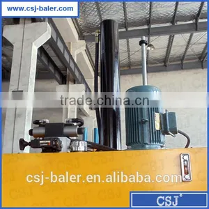 CE Certificated JP8060T15 Small Sized Vertical Plastics Baling Machine thumbnail-5
