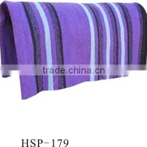13mm Purple Cotton Horse Western Saddle Pad for Horse thumbnail-1