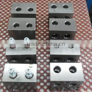 Custom Made Anodized Aluminum Hydraulic Manifold Blocks thumbnail-2