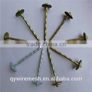 Umbrella Roofing Nail, Galvanized Roofing Nails, Big Head Clout Nails TSS-20SD thumbnail-4
