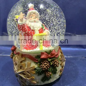 Resin Santa Claus Christmas Snow Globe thumbnail-2