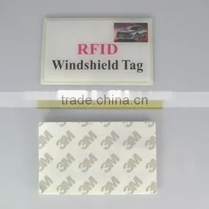 RFID Parking System RFID Professional Labels, 3M Adhesive Sticker for Car Windshield thumbnail-1