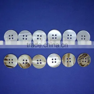 Natural MOP Shell 4 Holes Buttons-white thumbnail-1