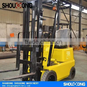 SHOUGONG SG500 500KG Compact Electric Forklift Truck thumbnail-1