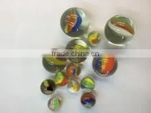 Higher Transparent Three Colour Marbles thumbnail-1