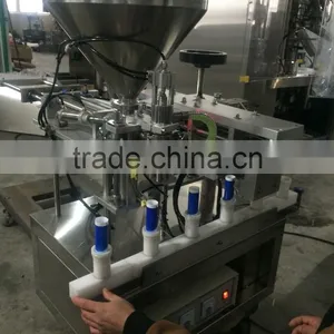 NF-20B Semi Automatic Aluminum Plastic Tube Filling Sealing Machine, Manual Tube Filler thumbnail-2