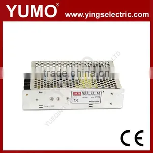 YUMO NES-75 75W 5VDC 12VDC 24VDC NES Series Efficient Single SMPS Switching Power Switch Mode Power Supply thumbnail-2