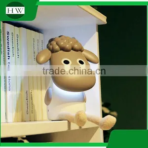 Plastic Cartoon Sheep Usb Charging Charge Led Reading Desk Table Lamp Light thumbnail-3