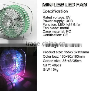 Creative Ventilating Personal Small Desk Fan thumbnail-3