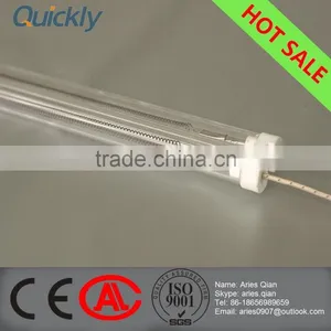 Double Quartz Heat Lamp for Powder Coating Curing thumbnail-1