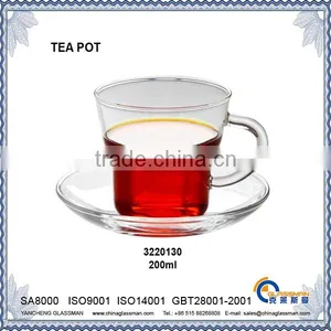 Hot Sale Fancy Borosilicate Glass Tea Pot TC130 thumbnail-1
