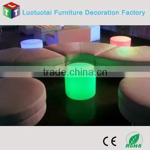 LED Home Furniture L40*W40*H40 Lighting Led Round Shaped Stool Chair thumbnail-1