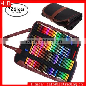Factory Wholesale Drawing Sketching Wrap Pencil Holder Organizer 72 Roll Up Colored Pencils Pouch thumbnail-1